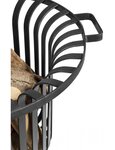 Chauffe terrasse, braséro en acier noir VERONA Ø 60 cm