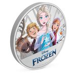 Pièce de monnaie 2 Dollars Niue 2022 1 once argent BE – La Reine des Neiges