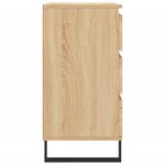 vidaXL Buffet Chêne sonoma 60x35x70 cm Bois d'ingénierie