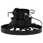 vidaXL Support de sapin de Noël Noir 29x29x15 5 cm