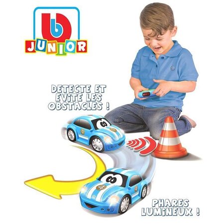 BURAGO JUNIOR Voiture RC télécommandée BURAGO JUNIOR 1er âge Coccinelle infrarouge Bleue