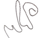 Chaine argenté petit maillon 2 mm x 1 m