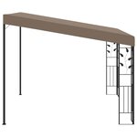 vidaXL Belvédère mural 3x3x2 5 m Taupe