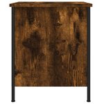 vidaXL Table de chevet chêne fumé 40x42x50 cm bois d'ingénierie