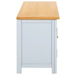 vidaXL Meuble TV 120x35x48 cm Bois de chêne massif