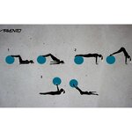 Avento Ballon de fitness/d'exercice Diamètre 75 cm Rose