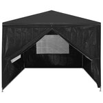 vidaXL Tente de réception 3 x 3 m Anthracite