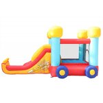 Château gonflable bobby avec toboggan et escalade 4m60  souffleur et sac de rangement inclus