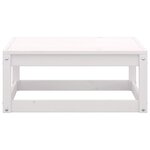 vidaXL Salon de jardin 6 Pièces Blanc Bois de pin massif