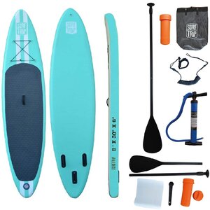 Paddle gonflable - Surftrip - En dropstitch - Avec sac de transport - Dimensions : 335 x 76 x 15 cm