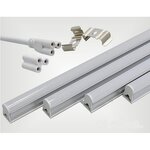 Tube néon led 120cm t5 18w - blanc froid 6000k - 8000k - silamp