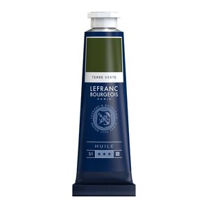 Peinture à l'huile en tube terre verte 40ml - lefranc & bourgeois
