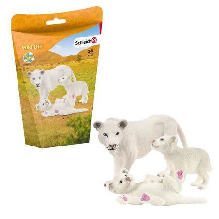 Schleich - lionne avec bébés - 42505