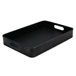 LABEL51 Plateau de service 39x28x6 cm S Noir antique