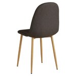 Chaise Salle à Manger Anthracite Design Moderne