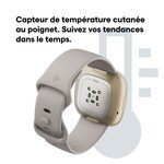 FITBIT - Montre connectée Sense Lunar - Blanc
