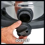 Einhell aspirateur de déchets secs et humides sans fil 30 l