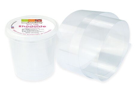 Ruban rhodoide pour entremet Ht 4 cm 3m