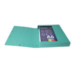 Boite De Classement Exabox Dos 40mm Carte Lustrée - A4 - Vert - X 8 - Exacompta