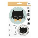 DÉCALCOMANIE CHAT - TEXTILE