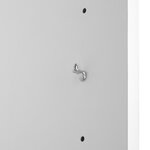 Tectake Bibliothèque Lexi 5 étagères - blanc