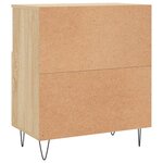 vidaXL Buffet Chêne sonoma 60x35x70 cm Bois d'ingénierie
