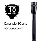 Lampe torche ultra-compacte - M3A - 2 piles AAA - 12 cm - Noir - Super mini Maglite