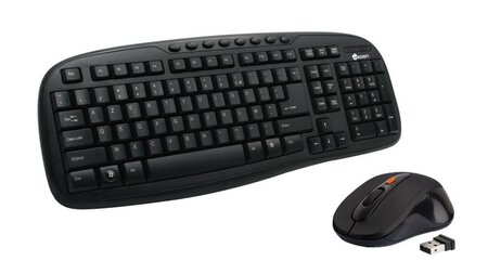 Pack Clavier - Souris Sans Fil Heden KPC60WIFCA (Noir)