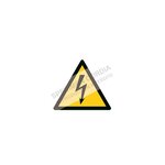 Panneau danger électrique- adhésif vinyle