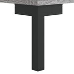 vidaXL Buffet haut Sonoma gris 34 5x34x180 cm Bois d'ingénierie