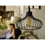 Philips led classic standard edison mini vintage filament 35w e27 claire ambrée blanc chaud