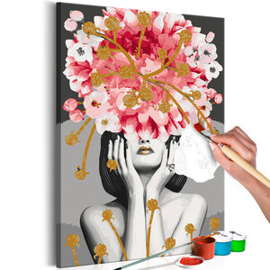 Tableau à peindre par soi-même - sweet nectar l x h en cm 40x60