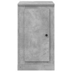vidaXL Buffet gris béton 37 5x35 5x67 5 cm bois d'ingénierie