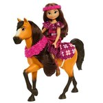 Spirit festival issu du film poupée lucky (18 cm) et son cheval spirit deluxe (20 cm)