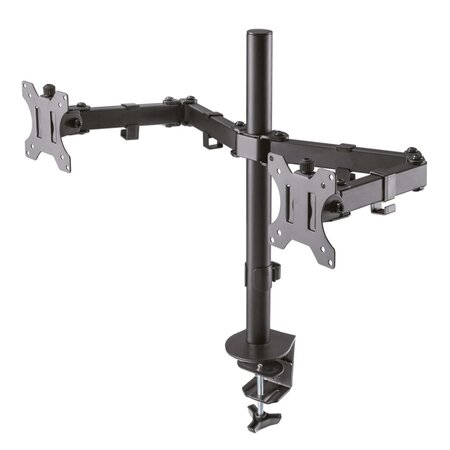 Newstar support de bureau réglable de 2 moniteurs 10"-32" 4-46 cm noir