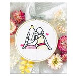 Coffret DIY - Broderie décorative - Meilleures Copines