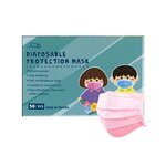 3 LOTS x 50 MASQUES ENFANTS ROSE FABRIQUÉ À TAÏWAN + 1 LOT x 50 MASQUES ENFANT VIOLET OFFERT + 1 ÉTUI BACTÉRICIDE ANTIBACTÉRIEN OFFERT