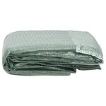 vidaXL Couverture de remplacement de serre (4 m²) 200x200x200 cm Vert