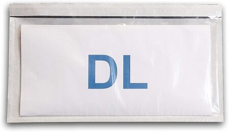 Lot de 250 pochettes porte-document dl neutre