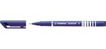 Stylo feutre sensor m pointe moyenne bleu stabilo