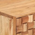 vidaXL Buffet 75x35x65 cm Bois d'acacia solide