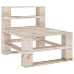 vidaXL Salon palette de jardin 6 Pièces bois de pin