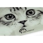 LITTLE BALANCE 8335 Paysage, Pese-personne, balance électronique, 180 kg / 100 g, Design The Cat