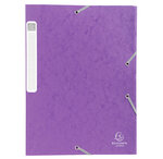Boite De Classement Cartobox Dos 25mm Carte Lustrée - A4 - Violet - X 25 - Exacompta