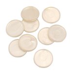 9 Disques de reliure - Blanc
