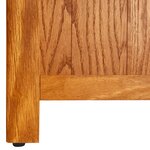 vidaXL Bibliothèque à 4 niveaux 70x22x110 cm Bois de chêne massif