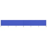 vidaXL Paravent 6 panneaux Tissu 800 x 160 cm Bleu azuré