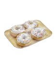 (lot   475 barquettes) barquette carton thermoformée 185 x 105 x 12