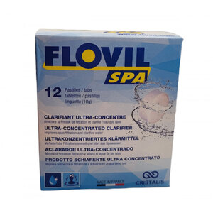 Clarifiant spas flovil optimise la finesse de filtration des filtres à cartouche