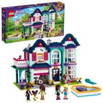 Lego friends 41449 la maison familiale d'andréa  jouet avec maison de poupées  pour enfant de 6 ans et plus filles et garçons